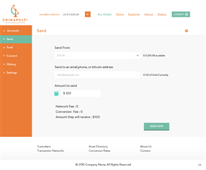 Web Design by pb for Coinapult | Design: #5574813