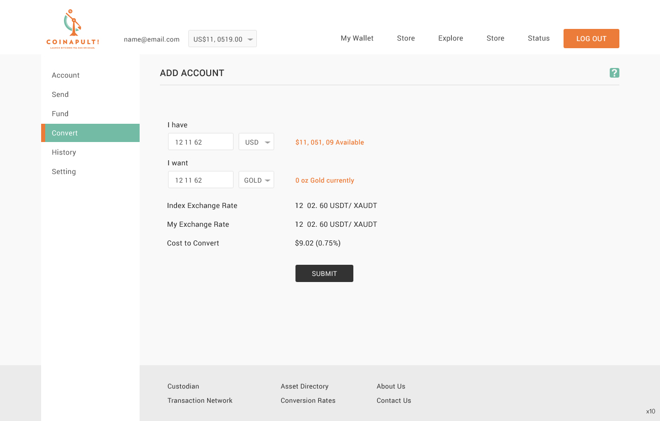 Web Design par pb pour Coinapult | Design #5574821