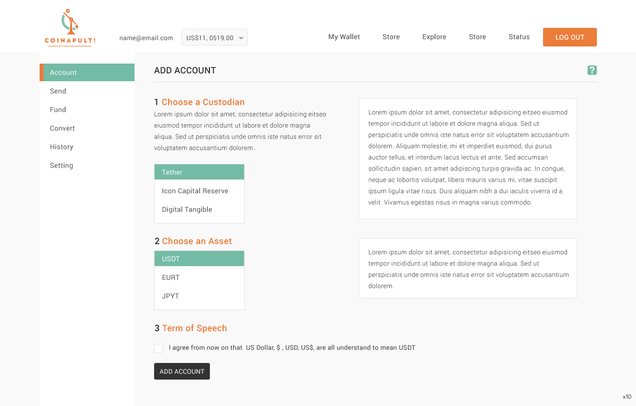 Web Design by pb for Coinapult | Design #5574826