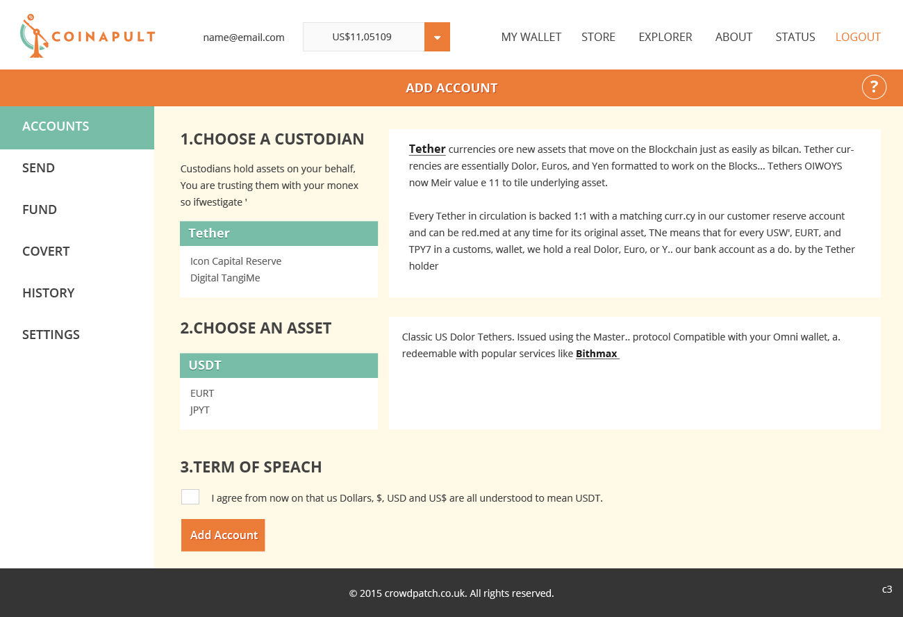 Web Design par pb pour Coinapult | Design #5574828