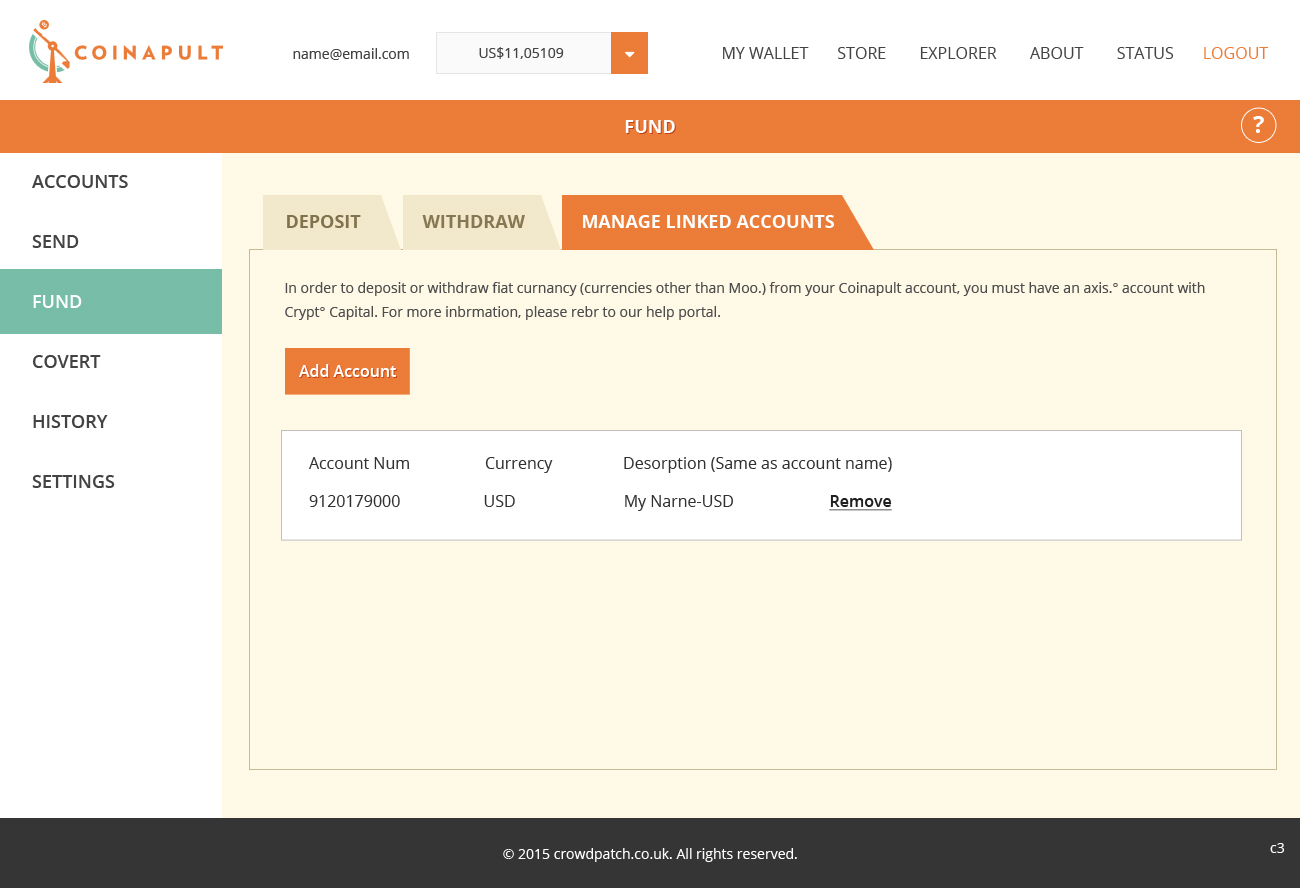 Diseño Web por pb para Coinapult | Diseño #5574836