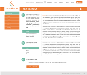 Web Design by pb for Coinapult | Design: #5574841