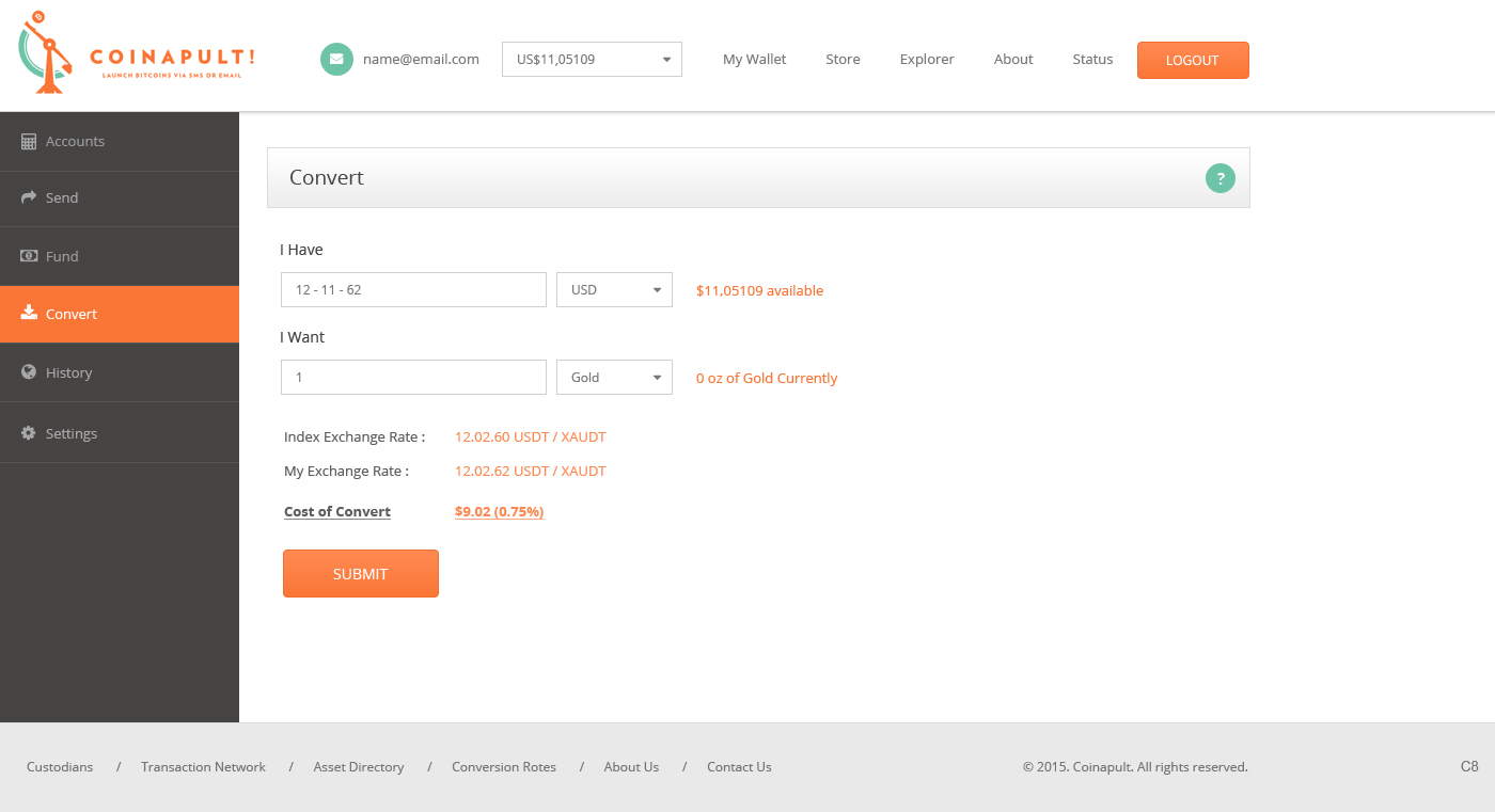 Web Design by pb for Coinapult | Design #5574913
