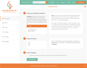 Web Design by pb for Coinapult | Design: #5574928