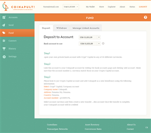Web Design by pb for Coinapult | Design: #5574934