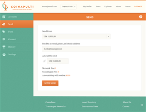 Web Design by pb for Coinapult | Design: #5574936