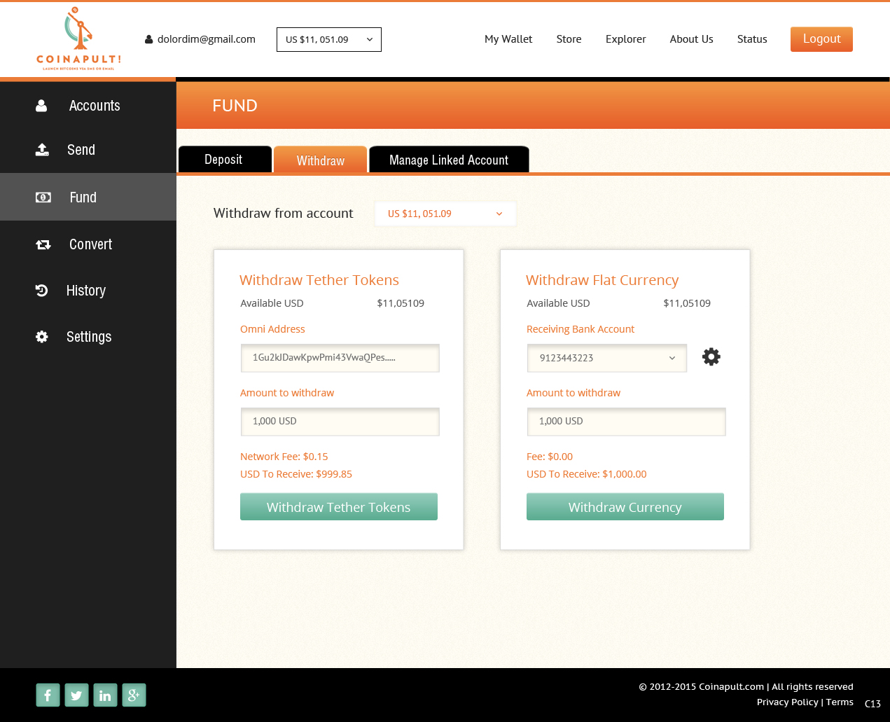 Web Design by pb for Coinapult | Design #5574940