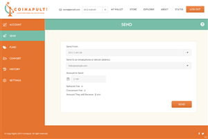 Web Design by pb for Coinapult | Design: #5574943