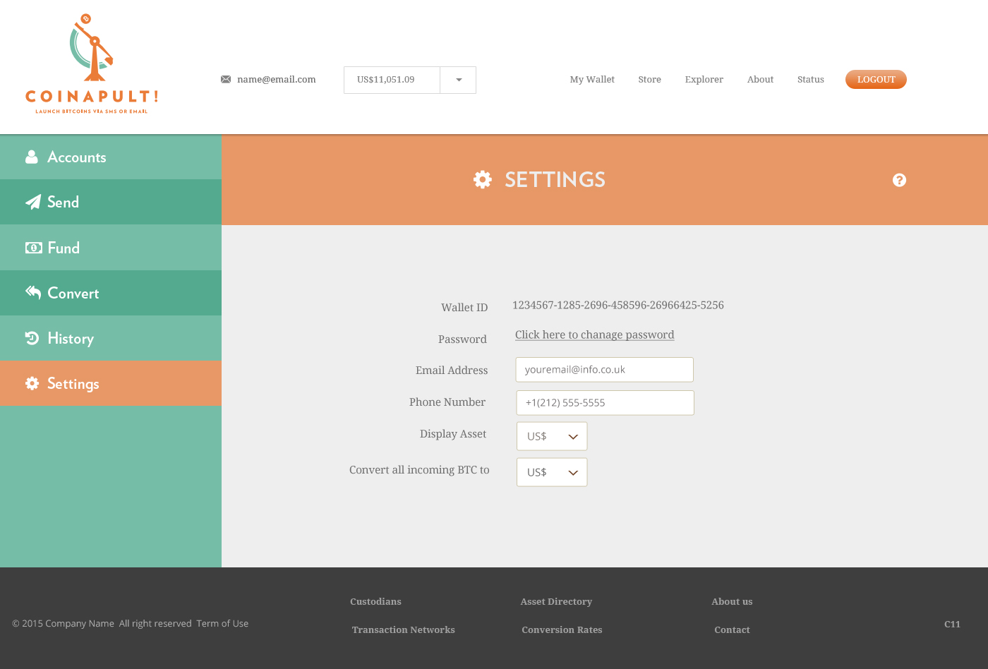 Diseño Web por pb para Coinapult | Diseño #5574949