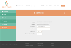 Web Design by pb for Coinapult | Design: #5574949