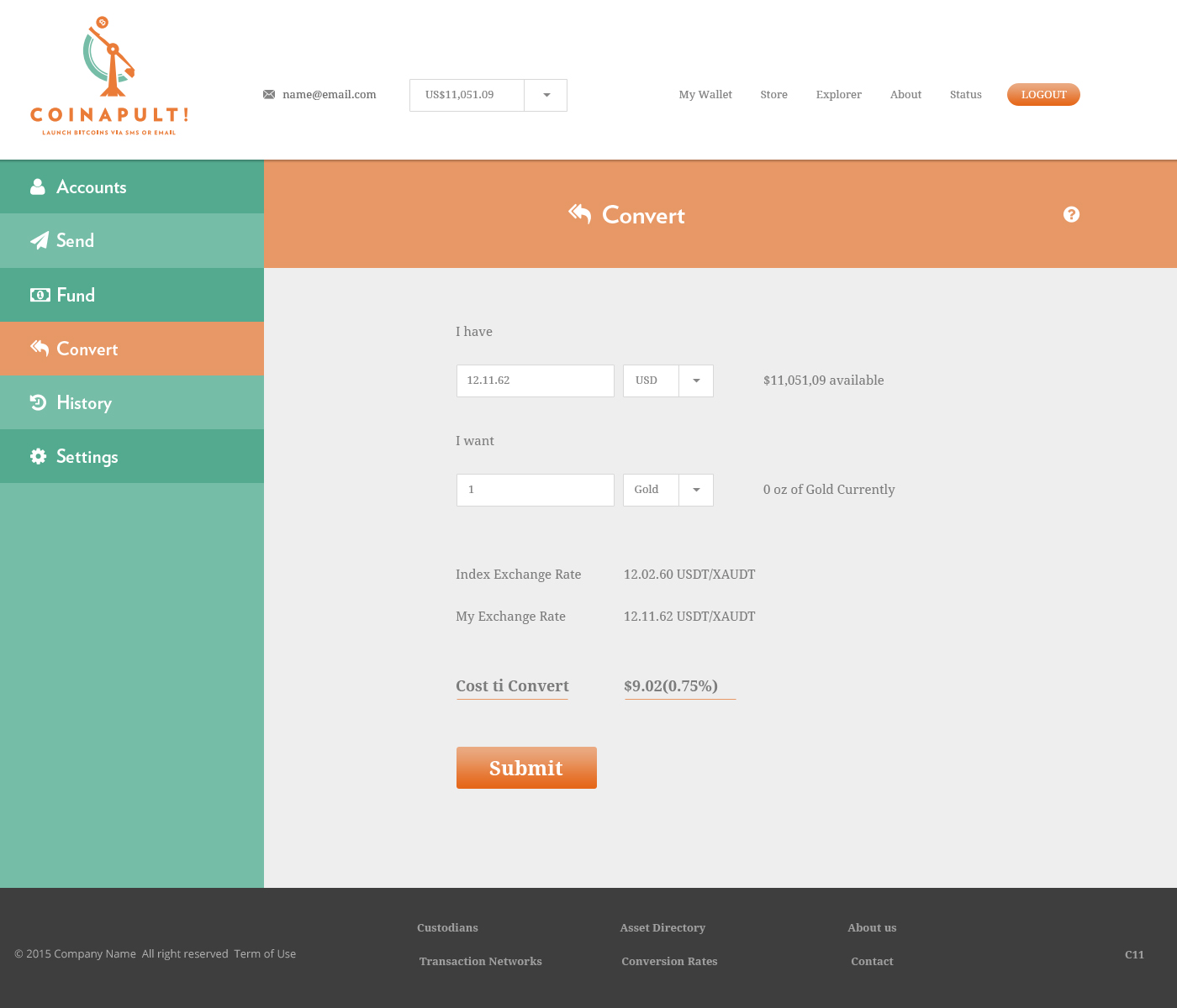Web-Design von pb für Coinapult | Design #5574950