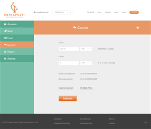 Web Design by pb for Coinapult | Design: #5574950