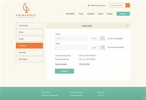Web Design by pb for Coinapult | Design: #5574966