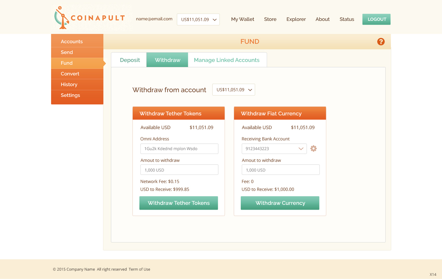 Web Design by pb for Coinapult | Design #5574980