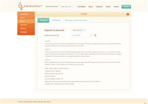 Web Design by pb for Coinapult | Design: #5574982