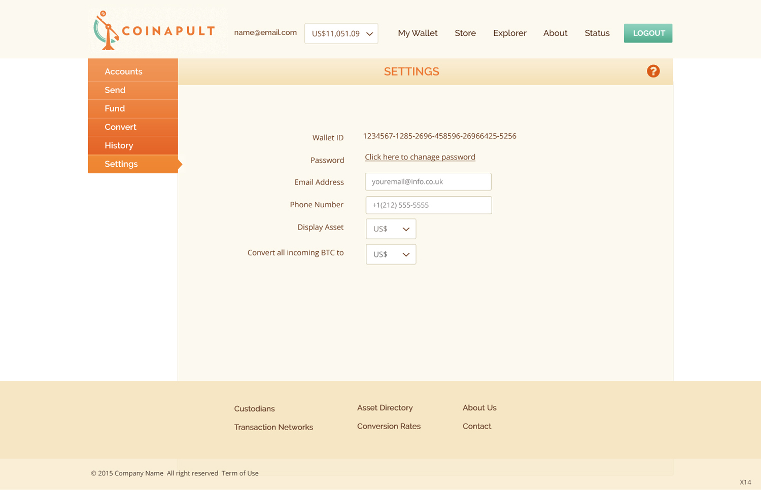Web Design par pb pour Coinapult | Design #5574987