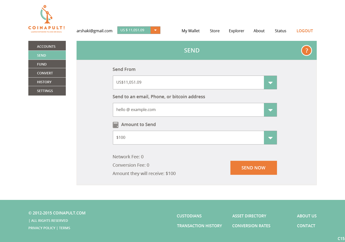 Web Design by pb for Coinapult | Design #5581032