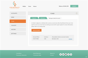 Web Design by pb for Coinapult | Design: #5581043