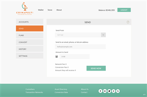 Web Design by pb for Coinapult | Design: #5581046