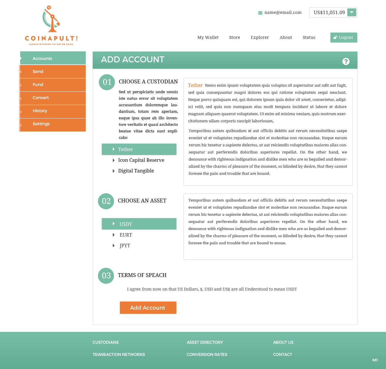 Web Design par pb pour Coinapult | Design #5587861