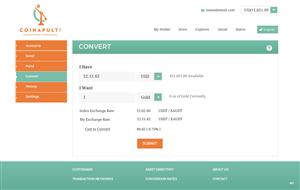 Web Design by pb for Coinapult | Design: #5587867