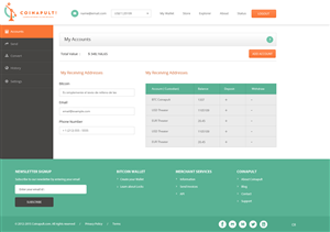 Web Design by pb for Coinapult | Design: #5587875