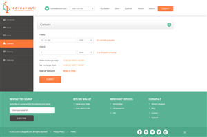Web Design by pb for Coinapult | Design: #5587877