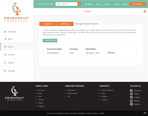 Web Design by pb for Coinapult | Design: #5599942