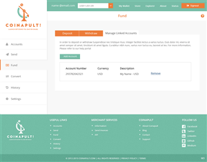 Web Design by pb for Coinapult | Design: #5599946