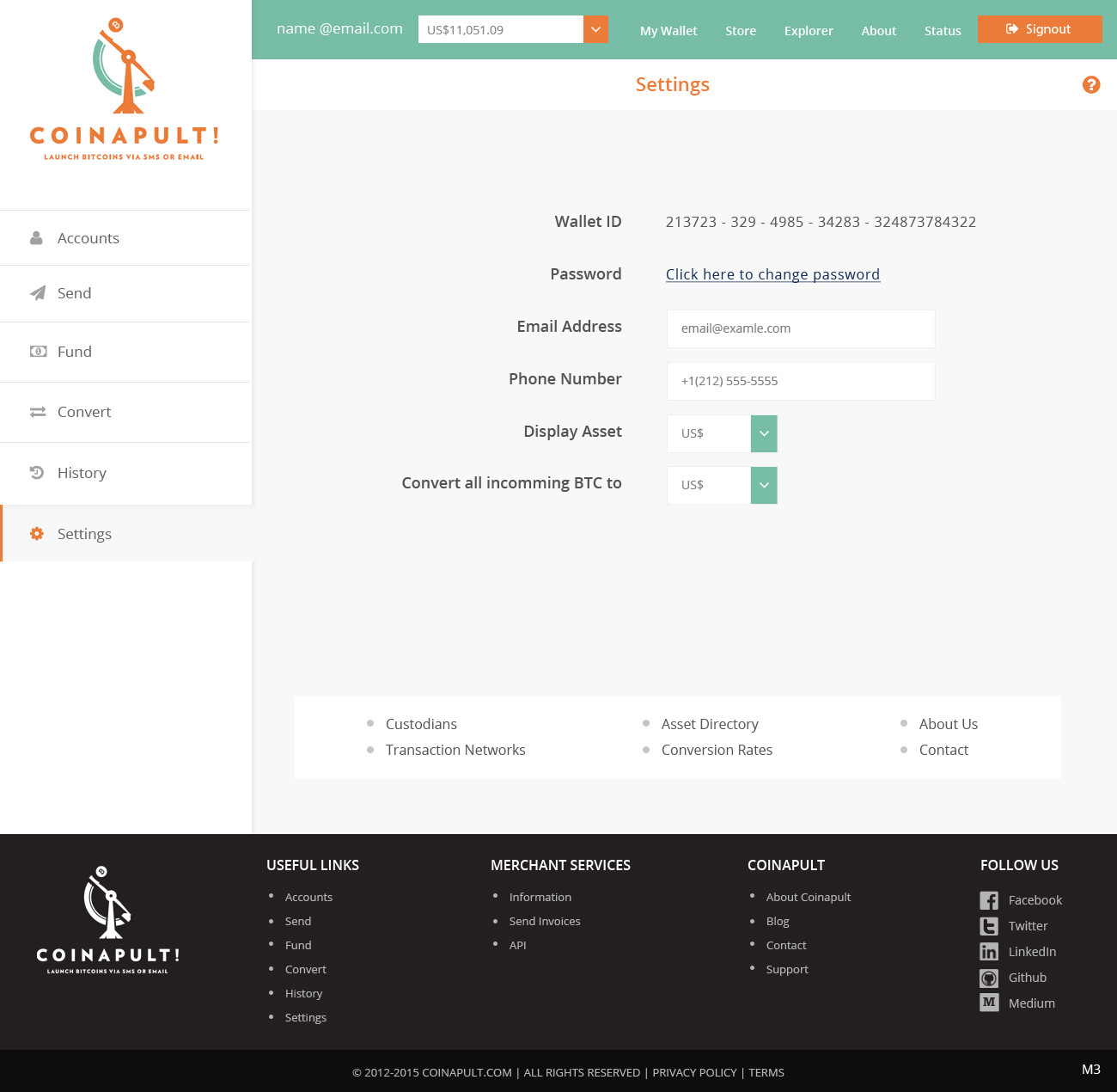 Web Design by pb for Coinapult | Design #5600004