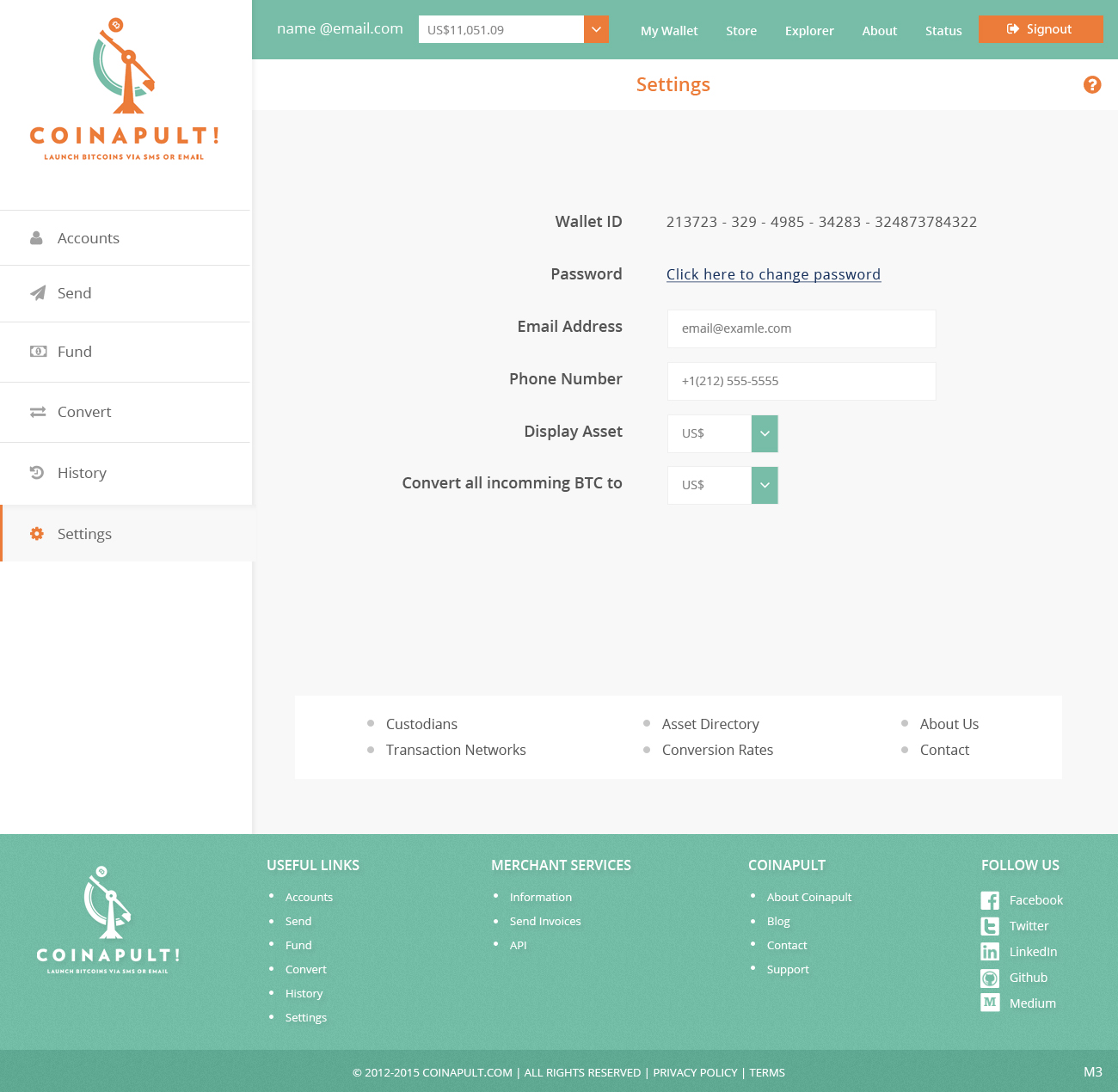 Web Design by pb for Coinapult | Design #5600006