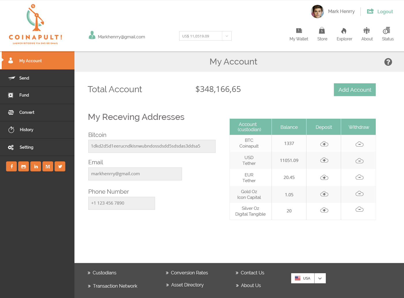 Web Design by Advent Innovative for Coinapult | Design #5576106