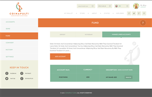 Web Design by Behriatech for Coinapult | Design: #5569852