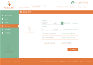 Web Design by Behriatech for Coinapult | Design: #5569984