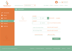Web Design by Behriatech for Coinapult | Design: #5569987