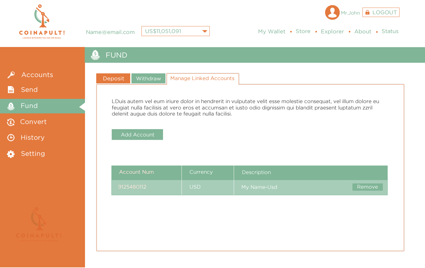 Web-Design von Behriatech für Coinapult | Design #5570004