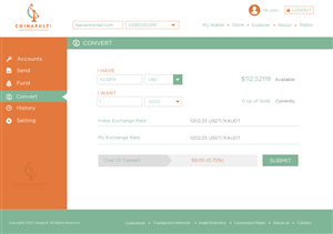 Web Design by Behriatech for Coinapult | Design: #5575531