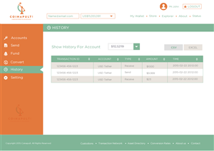 Web Design by Behriatech for Coinapult | Design: #5575539