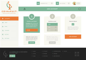 Web Design by Behriatech for Coinapult | Design: #5577262