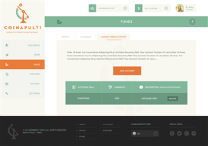 Web Design by Behriatech for Coinapult | Design: #5577389