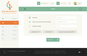 Web Design by Behriatech for Coinapult | Design: #5577417