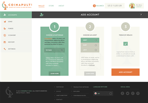 Web Design by Behriatech for Coinapult | Design: #5584441