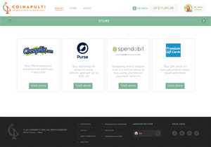 Web Design by Behriatech for Coinapult | Design: #5584463