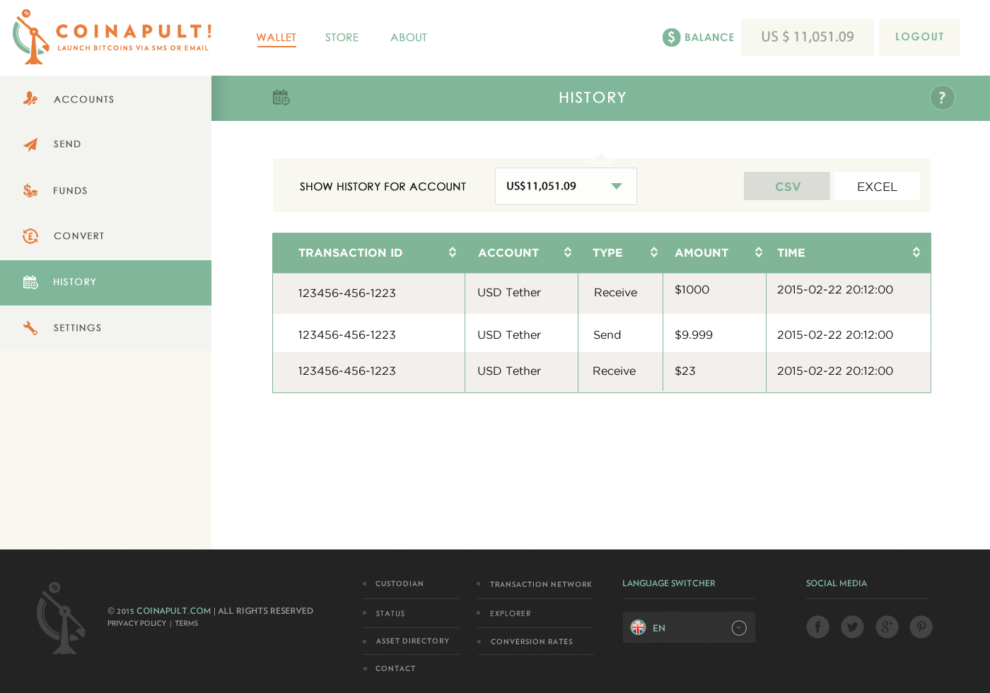 Web Design par Behriatech pour Coinapult | Design #5599472