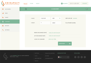 Web Design by Behriatech for Coinapult | Design #5599474