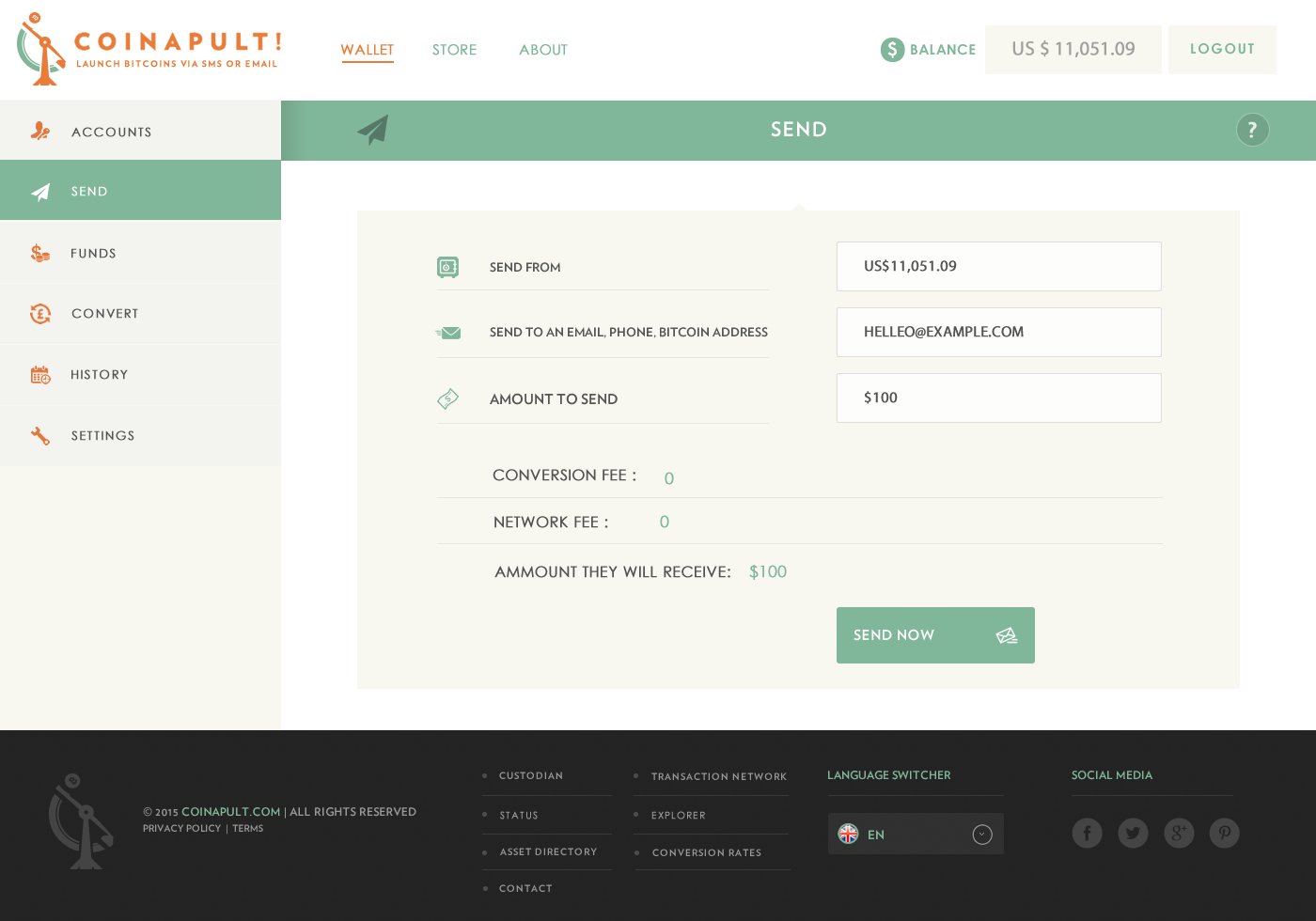 Web Design par Behriatech pour Coinapult | Design #5599479