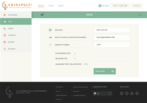 Web Design by Behriatech for Coinapult | Design: #5599479