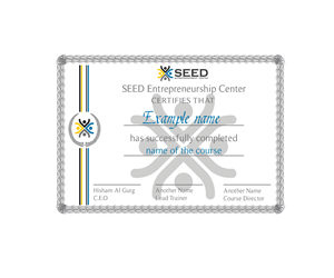 Certificate of Completion and Appreciation | Graphic Design by Ena