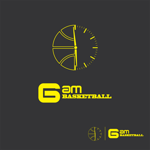 6 am Basketball | Logo Design by gvb design communications