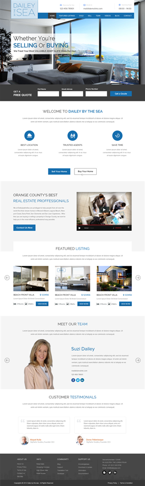 Web Design by OM for this project | Design: #5598690